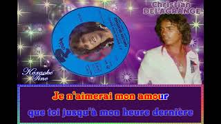 Karaoke Tino  Christian Delagrange  Je taimerai mon amour  Dévocalisé [upl. by Notfilc]