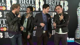 Mumford amp Sons Steal BRIT Award  BRIT Awards 2013 [upl. by Pelagia501]