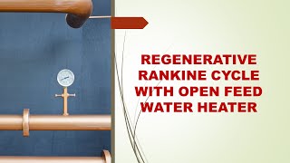 47Regenerative Rankine Cycle With Open Feed water Heater in UrduHindi [upl. by Otsugua851]