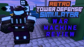 War Machine Review  Retro Tds 2024 [upl. by Dlnaod900]