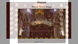 Dr Mark Begeja Naxxar Virtual Pipe Organ Tribute [upl. by Schalles]