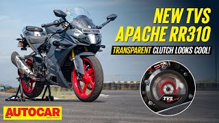 2024 TVS Apache RR310  Price power features  Walkaround  Autocar India [upl. by Anema889]