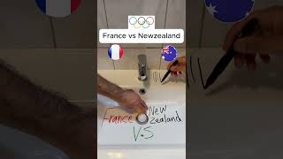 France vs New Zealand Olympics Paris 2024 olympics2024 olympics footballshorts challenge games [upl. by Yremogtnom]