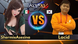 KOFXV 🟣 ShermieAsesina MX Vs Lacid 🛏️ KR  KOFXV EVO Weekend Matches [upl. by Alicul]