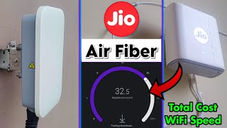 Jio AirFiber Installation  Total Cost Wifi Speed OTT amp TV Channel Recharge  Jio Airfiber Detail [upl. by Arimas]