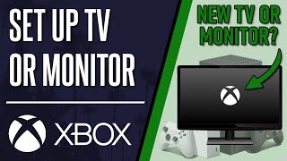 How to Set Up Monitor or TV on Xbox Series X S amp Xbox One [upl. by Burl]