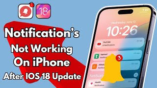 How To Fix Notifications Not Working In iPhone After IOS 18 Update [upl. by Nessie]