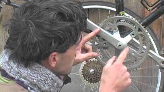 How to Build a Single Speed Bike 6Single Speed Crankset [upl. by Aynod]