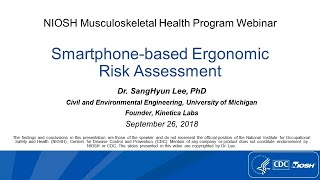 Smartphonebased Ergonomic Risk Assessment [upl. by Einitsed]