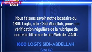 AADL2 ALGER 1800 LOGTS SIDI ABDELLAH SITE 2 IMPORTANT [upl. by Susie978]