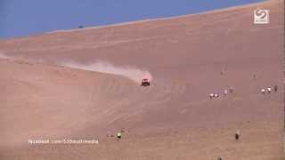 Robby Gordon Stuns Crowd Downhill Dakar 2015 Absolutely Sic [upl. by Felicdad976]