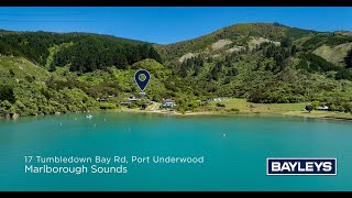 17 Tumbledown Bay Rd Port Underwood Marlborough Sounds 4K [upl. by Horwitz]