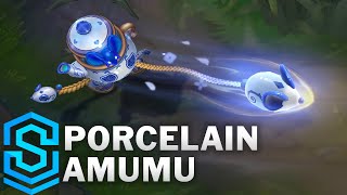 Porcelain Amumu Skin Spotlight  PreRelease  League of Legends [upl. by Fabian164]