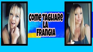 come tagliare la frangia [upl. by Aratak]