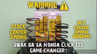 NCY Center Spring for Honda Click 125 Game Changer [upl. by Lochner]