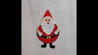 Christmas Greeting Card Making Ideas  DIY Merry Christmas Card Easy  Christmas Santa Claus Making [upl. by Vedette]