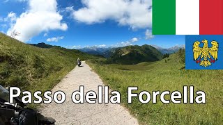 Steilste Straße in Friaul Auffahrt zum Passo delle Forcella Italy Motorradtour TET [upl. by Ahsaetal]