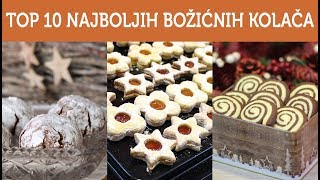 Top 10 najboljih božićnih kolača  Recepttura [upl. by Bradford]