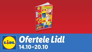 Ofertele saptamanii la Lidl • 14  20 Octombrie 2024 [upl. by Leighland]