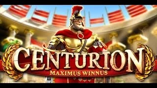 Centurion Slot Machine Bonus  Big Win [upl. by Enahsed839]