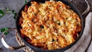 Macarrones gratinados con tomate y chorizo  Lunes con DeliciousMondays  Delicious Martha [upl. by Anigroeg]