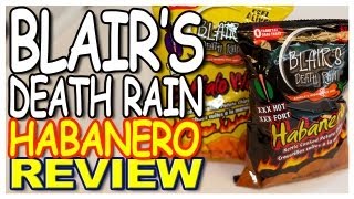 Blairs Death Rain Kettle Cooked Potato Chips Review [upl. by Ennoirb514]