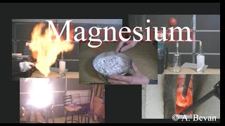 Magnesium making magnesium chloride flash powder and making magnesium metal [upl. by Aniram461]