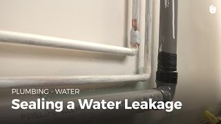 How to Seal a Leaking Pipe  DIY Projects [upl. by Ragucci]