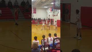 Kaiyden Carter follows his own miss for Machias highschoolbasketball [upl. by Ayotyal]