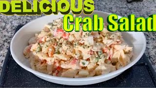 Delicious Crab Salad Recipe  Gina Young Style [upl. by Ahseila537]