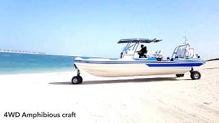 ASIS boat with wheels  How an Amphibious boat works [upl. by Fleurette294]