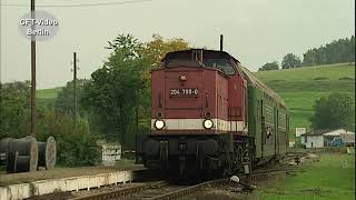 Die Baureihe V100 der Reichsbahn im Saalfelder Land [upl. by Berkie]