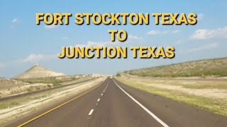 Shaking Rattling amp Rolling  FORT STOCKTON TO JUNCTION TEXAS [upl. by Ocimad]