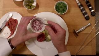 Beef Tatar  Cooking Clip No 14 [upl. by Ytsirc724]