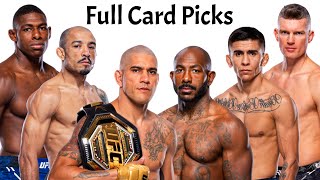 My Full Card Predictions amp Breakdown For UFC 307 [upl. by Esnohpla380]