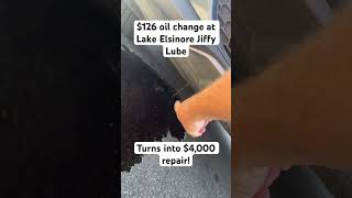 Jiffy Lube screwed up my car so bad [upl. by Suoicerpal]