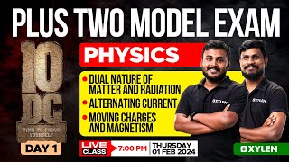 Plus Two  Model Exam  Physics  Day 1  Xylem Plus Two [upl. by Helbonna]