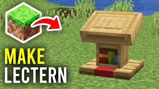 How To Make Lectern In Minecraft  Full Guide [upl. by Zaid]