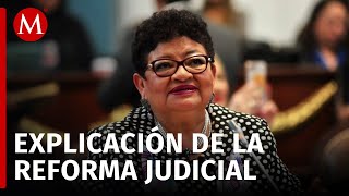 Reforma judicial de las más consultadas en la historia de México Ernestina Godoy [upl. by Robinett590]