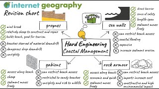 Hard Engineering Coastal Management Revision Short [upl. by Ecylla]