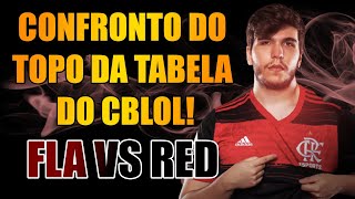 CONFRONTO NO TOPO DA TABELA DO CBLOL FLA VS RED CANIDS PÓS JOGO FLAMENGO E INTZ CBLOL ACADEMY [upl. by Aelak731]