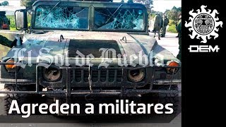 Se enfrentan militares y presuntos huachicoleros en Tepeaca  OEM [upl. by Latterll]