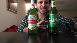 KINGFISHER GOLD vs CARLSBERG SMOOTH [upl. by Hutchinson]