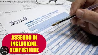 Assegno dinclusione guida tempistiche e requisiti [upl. by Aseyt]