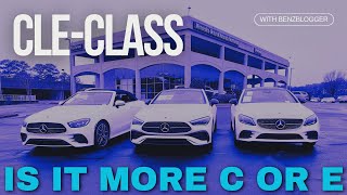 Compare the Mercedes CLE300 to the C300 coupe and E450 Cabriolet it is Replacing [upl. by Oswal]