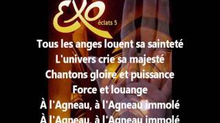 EXO ÉCLATS 5  À lAgneau Avec Les Paroles [upl. by Zitvaa245]