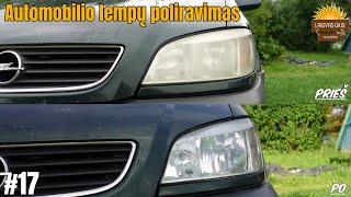 Automobilio lempų poliravimas [upl. by Danit]