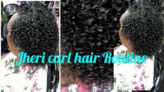 jheri curl hair Routine You should NEVER Skipjhericurl naturalhair africanhair [upl. by Keraj]