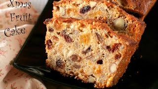 How to make Christmas Fruit Cake recipe  Cách làm bánh hoa quả Giáng sinh [upl. by Woo]