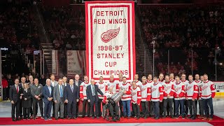 Red Wings honor 25th anniversary of 97 Cup Champs [upl. by Farica5]